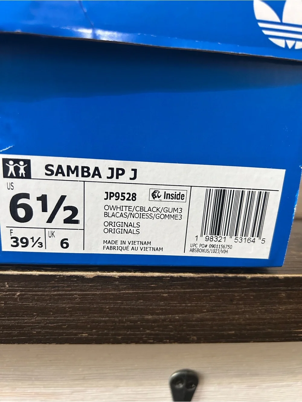 Adidas Samba JP ‘Off White Black Gum’ Womens